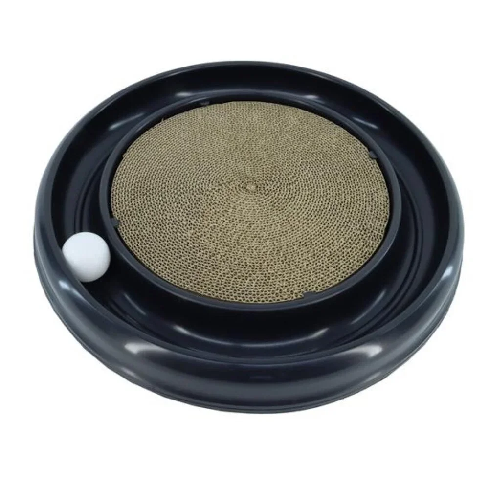 Turbo Interactive Scratcher Cat Toy Colors May Vary